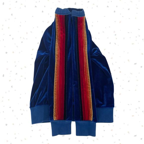 Aviator Nation Blue Velvet Classic 5 Stripe Sweatshirt Unisex Kids Top Size 6 - Picture 2 of 9